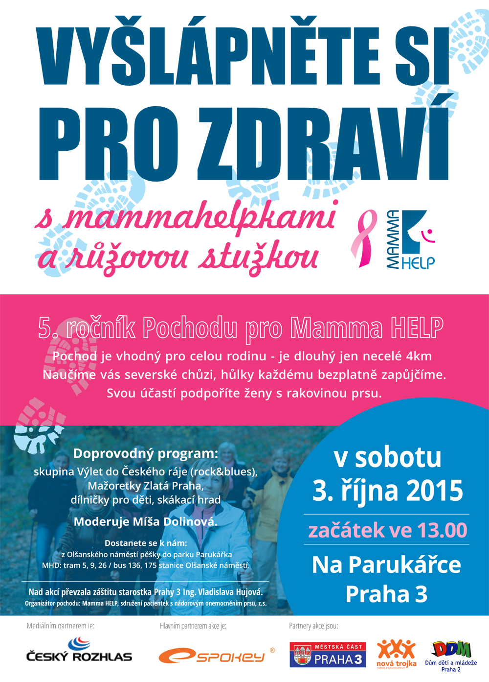 Pochod pro Mamma HELP v Praze