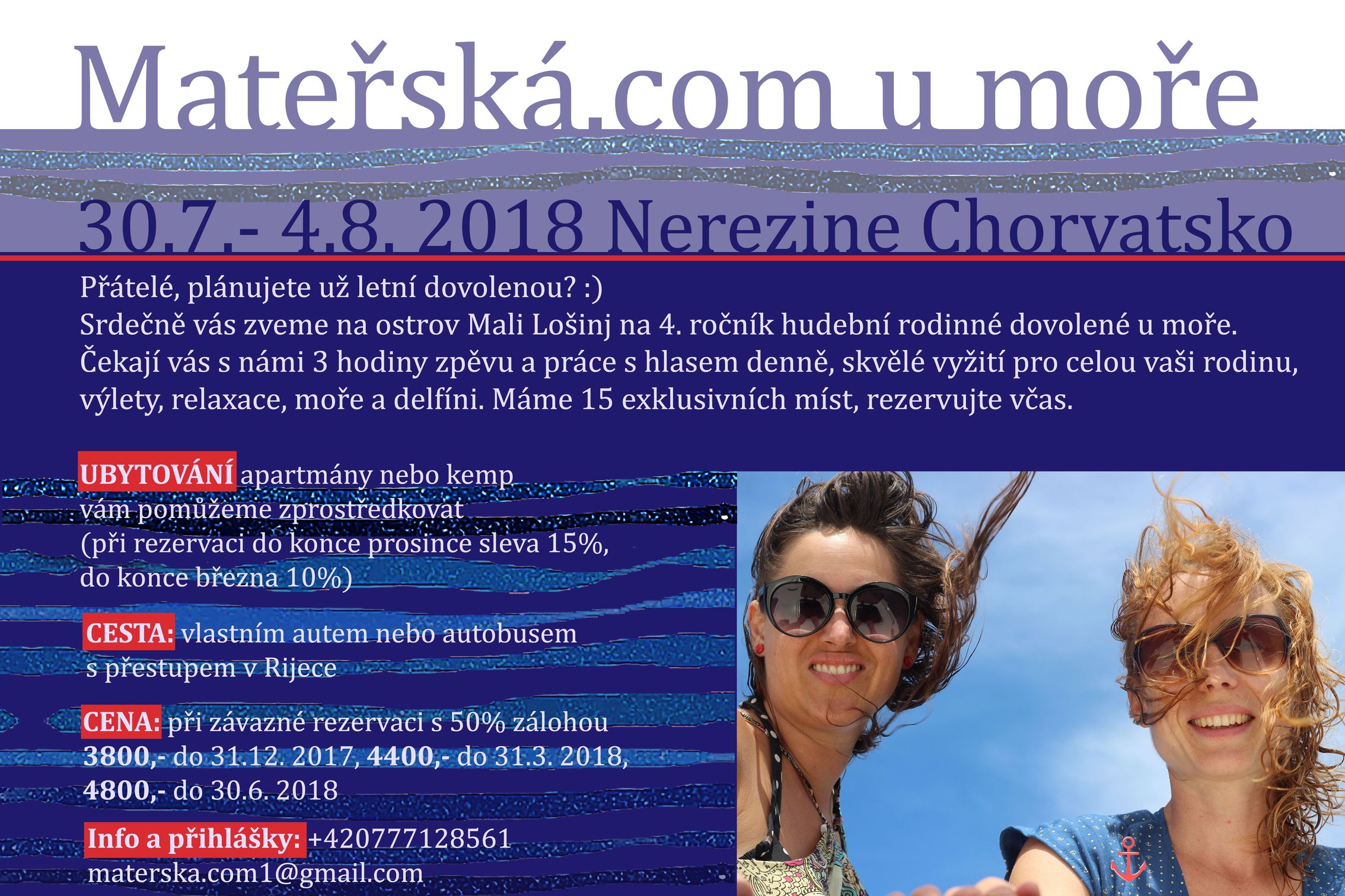Mateřská.com u moře
